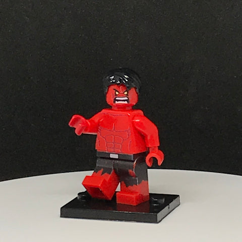 Red Hulk Custom Printed PCC Series Minifigure