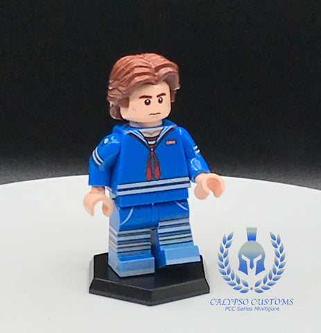 Stranger Things Steve Custom Printed PCC Series Minifigure