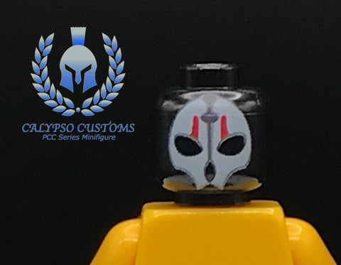 Darth Nihilus Mask Minifigure Printed PCC Head