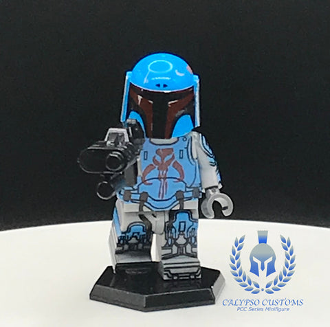 Calypso Blue Streak Mandalorian Custom Printed PCC Series Minifigure