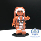 Ryloth Twi'lek V2 Dark Orange Custom Printed PCC Series Minifigure