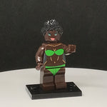 Green Swimsuit Model V5 Custom Printed PCC Series Minifigure