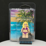 Purple Swimsuit Model Custom Printed PCC Series Minifigure