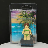Green Swimsuit Model V3 Custom Printed PCC Series Minifigure