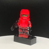 Red Mark VI Spartan Custom Printed PCC Series Minifigure