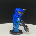 Blue Mark VI Spartan Custom Printed PCC Series Minifigure