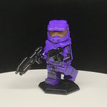 Purple Mark VI Spartan Custom Printed PCC Series Minifigure