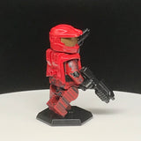 Dark Red Mark VI Spartan Custom Printed PCC Series Minifigure