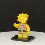 Simpsons Clobber Lisa Custom Printed PCC Series Minifigure