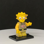Simpsons Clobber Lisa Custom Printed PCC Series Minifigure