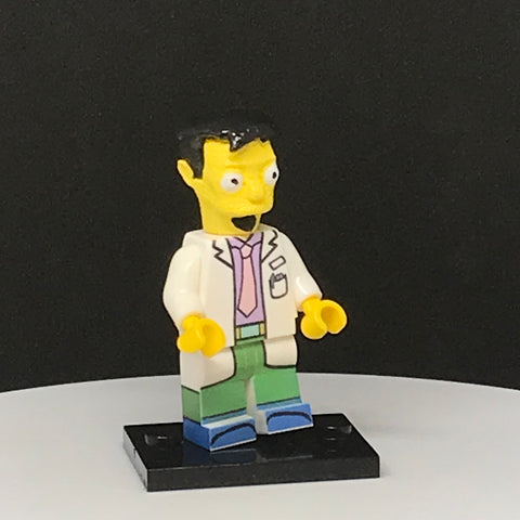 Simpsons Dr. Nick Custom Printed PCC Series Minifigure