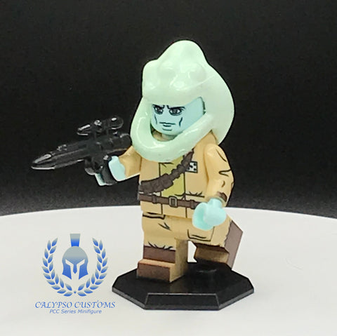 Twi'lek Rebel Trooper Custom Printed PCC Series Minifigure