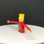 Simpsons Stretch Bart Custom Printed PCC Series Minifigure