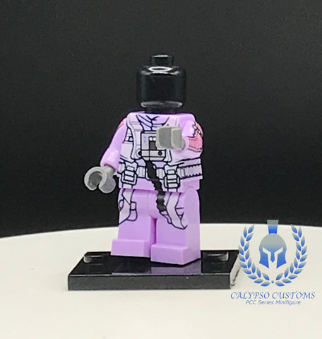 Lavender Rebel Flight Suit PCC Series Minifigure Body