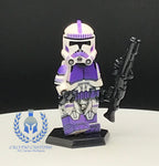 187th Legion Clone Shock Trooper Custom Printed PCC Series Minifigure