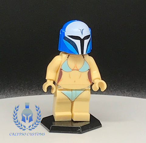 Swimsuit Mandalorian V4 Custom Printed PCC Series Minifigure