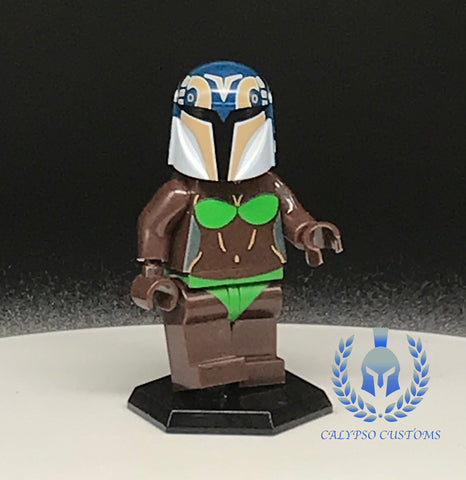 Swimsuit Mandalorian V1 Custom Printed PCC Series Minifigure