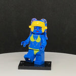 Yellow Swimsuit Twi'lek Blue Custom Printed PCC Series Minifigure