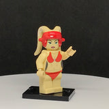 Red Swimsuit Twi'lek Tan Custom Printed PCC Series Minifigure