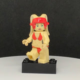 Red Swimsuit Twi'lek Tan Custom Printed PCC Series Minifigure