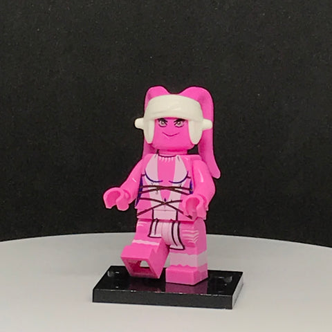 Ryloth Twi'lek V2 Pink Custom Printed PCC Series Minifigure