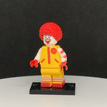 Ronald Mc'Donald Custom Printed PCC Series Minifigure