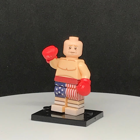 Boxer Butterbean Custom Printed PCC Series Minifigure