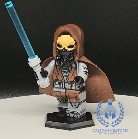 Deep Space Keldor Jedi Master Custom Printed PCC Series Minifigure