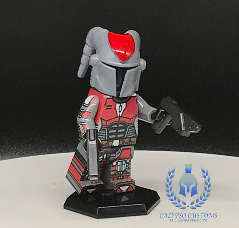 Scarlet Twi'lek Mandalorian Custom Printed PCC Series Minifigure