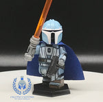 Mandalorian Jedi Knight Custom Printed PCC Series Minifigure