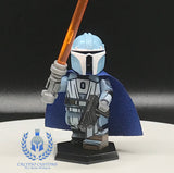 Mandalorian Jedi Knight Custom Printed PCC Series Minifigure