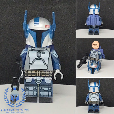 Kobalt Tech Mandalorian Custom Printed PCC Series Minifigure