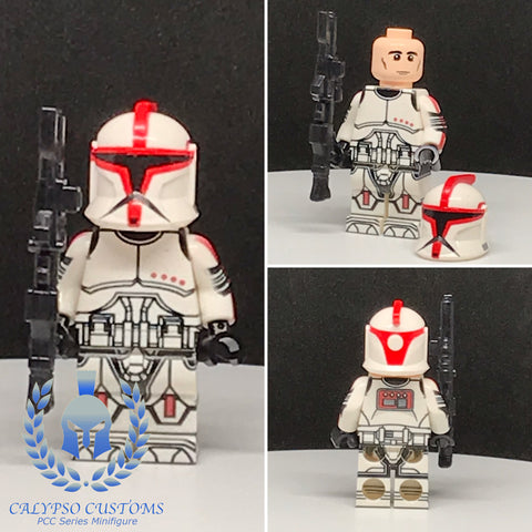 Phase 1 Clone Captain Custom Printed PCC Series Minifigure