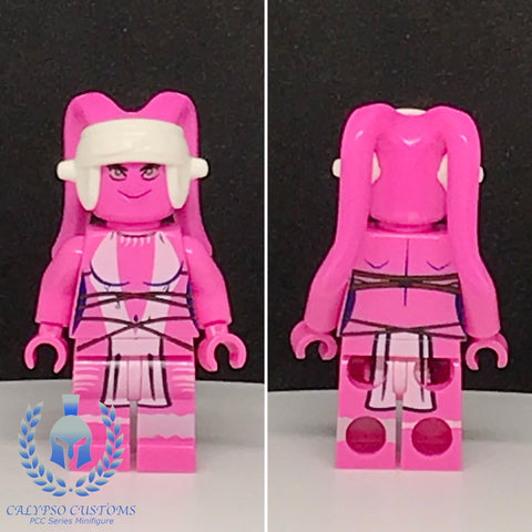 Ryloth Twi'lek V2 Pink Custom Printed PCC Series Minifigure