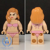 Pink Swimsuit Model Custom Printed PCC Series Minifigure