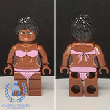 Pink Swimsuit Model V2 Custom Printed PCC Series Minifigure