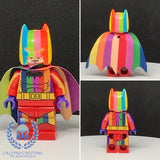 Rainbow Batman Custom Printed PCC Series Minifigure