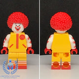 Ronald Mc'Donald Custom Printed PCC Series Minifigure