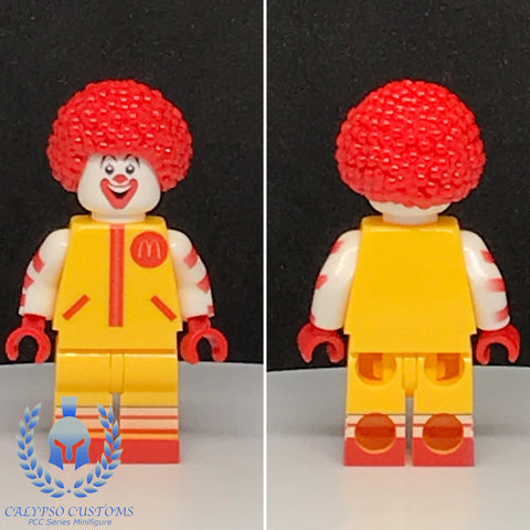 Ronald Mc'Donald Custom Printed PCC Series Minifigure