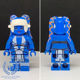 Ryloth Twi'lek V2 Blue Custom Printed PCC Series Minifigure
