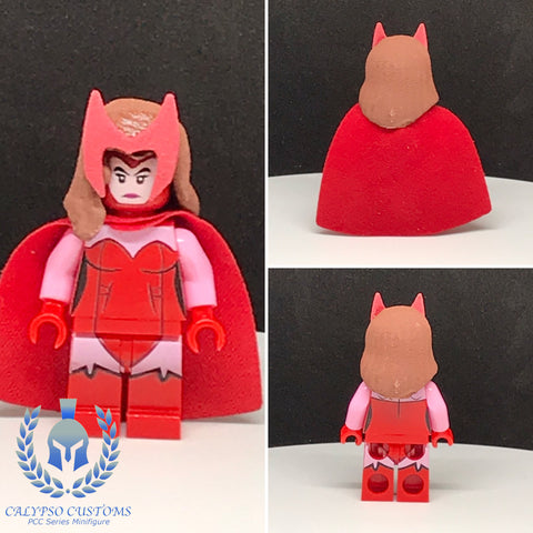 Scarlet Witch DX Custom Printed PCC Series Minifigure