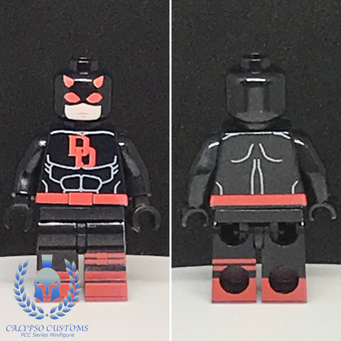 Shadow Daredevil Custom Printed PCC Series Minifigure