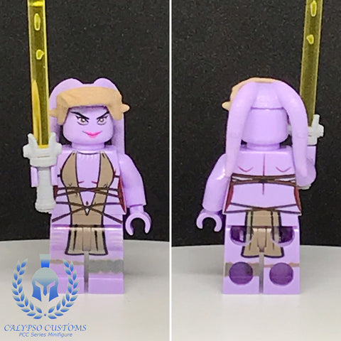 Twi'lek Jedi Counselor Custom Printed PCC Series Minifigure