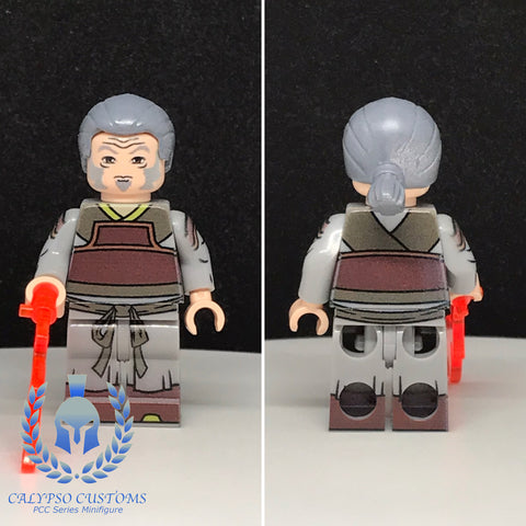 Uncle Iroh Custom Printed PCC Series Minifigure