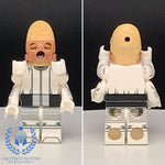 White Morseerian Alien Custom Printed PCC Series Minifigure
