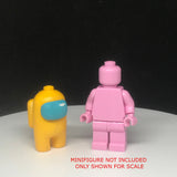 Yellow Crewmate 3D Printed  Minifigure