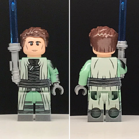 1-1 Jungle Galen Robes Jedi Printed PCC Series Minifigure