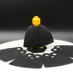 Black Cloth Minifigure Cape 5 Pack
