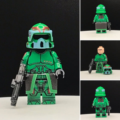 1-1 Green Rancor Battalion ARF Trooper Printed PCC Series Minifigure